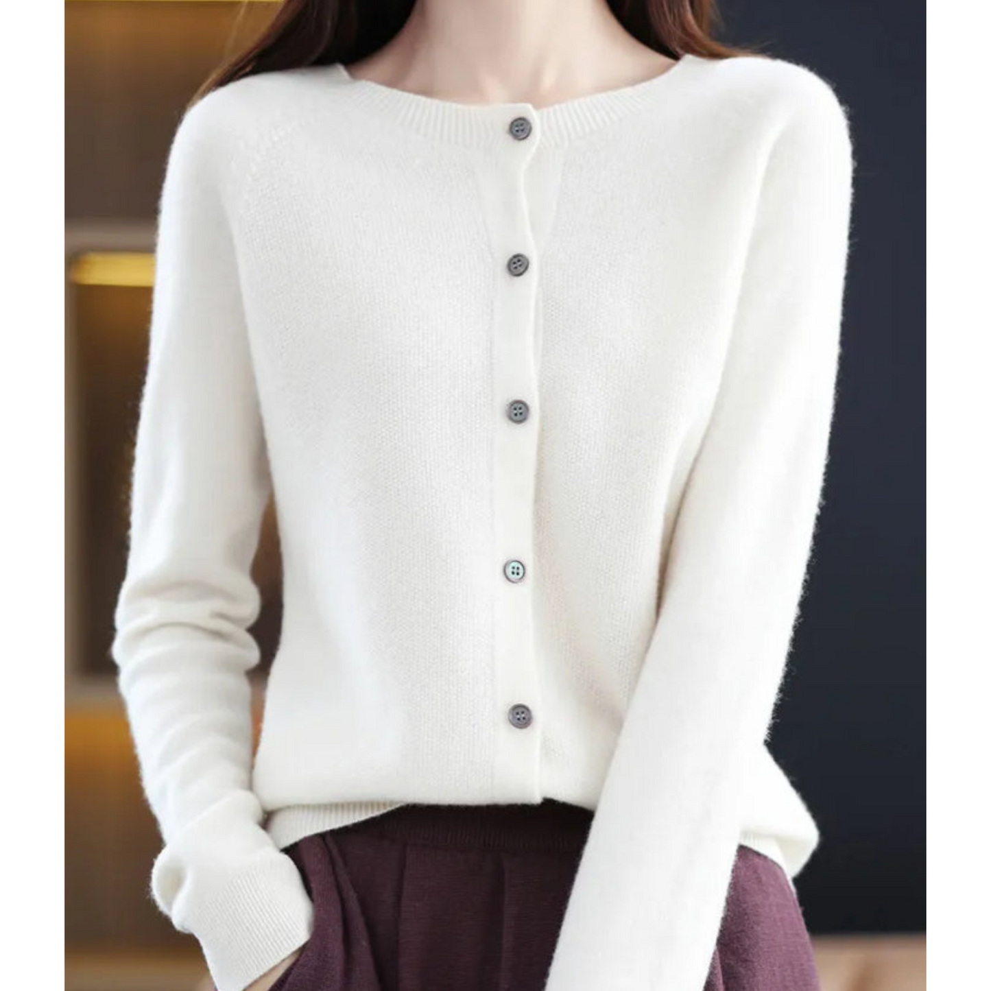 Arnhild | Tailored and Elegant winter Cardigan